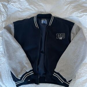 BD Varsity Jacket - Black and Gray
